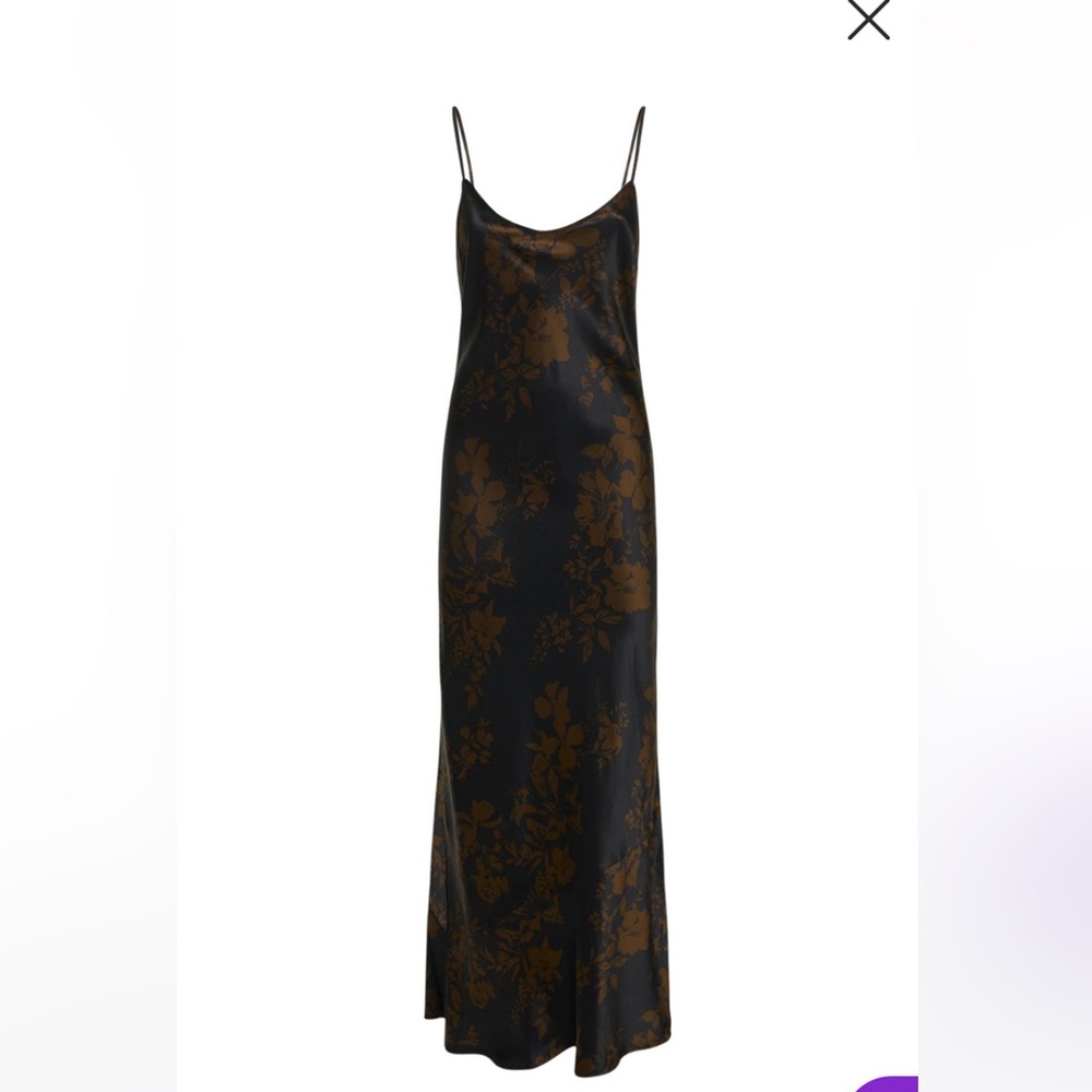 Reformation Parma Silk Satin Long Dress - Picture 3 of 7
